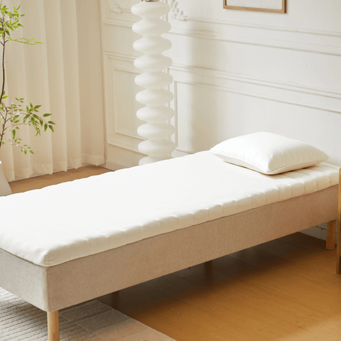 Premium Aksel hvid topmadras i memoryskum 90x200x7 cm