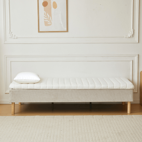 Premium Aksel hvid topmadras i memoryskum 90x200x7 cm