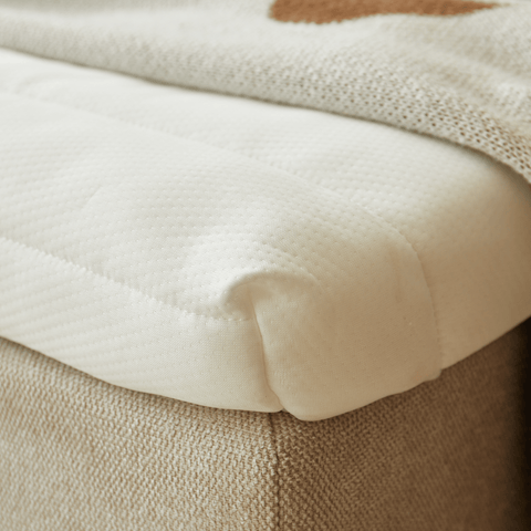 Premium Aksel hvid topmadras i memoryskum 90x200x7 cm