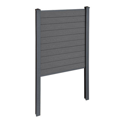 Finley komposithegn startmodul - H: 150 x L: 95 cm - Antracitgrå/sort