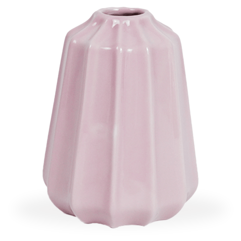 Caddi keramik vase lyserød 15 cm