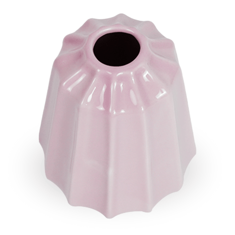 Caddi keramik vase lyserød 15 cm