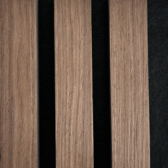 Premium akustikpanel prøve i røget egefinér 150 x 120 mm