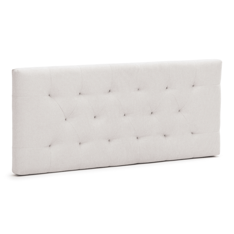 Nia sengegavl 180x63 cm i beige tekstil