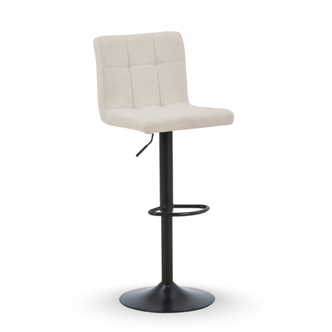 Diana - beige justerbar barstol med drejefunktion 360 grader