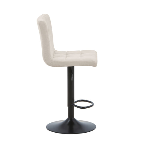 Diana - beige justerbar barstol med drejefunktion 360 grader