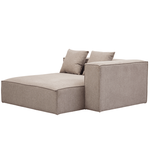 Hailey højre chaiselong modul i sand L: 147 X D: 148 X H: 65 cm