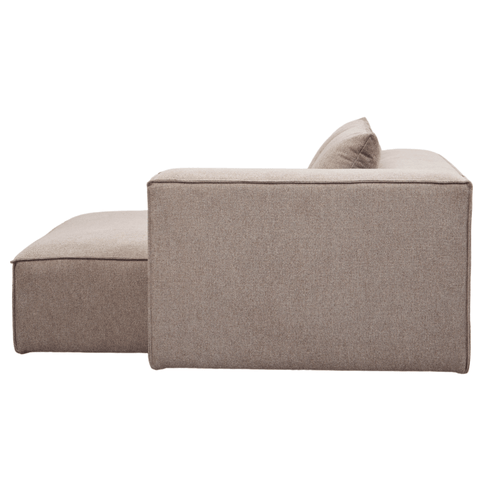 Hailey højre chaiselong modul i sand L: 147 X D: 148 X H: 65 cm