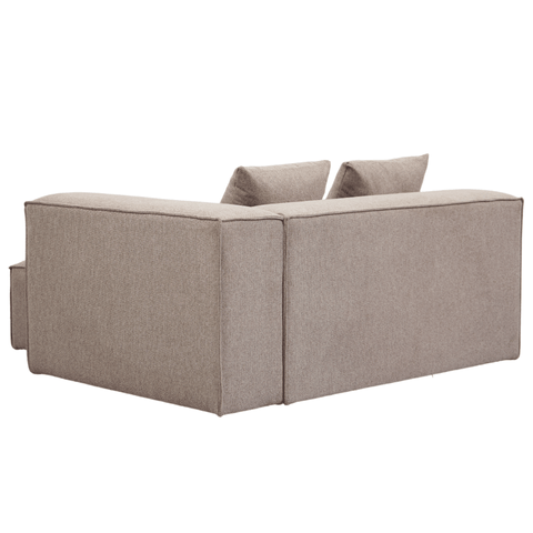 Hailey højre chaiselong modul i sand L: 147 X D: 148 X H: 65 cm