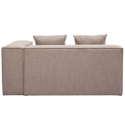 Hailey højre chaiselong modul i sand L: 147 X D: 148 X H: 65 cm