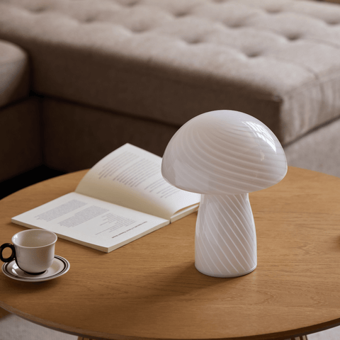 Ida Mushroom LED lampe hvid 24 cm