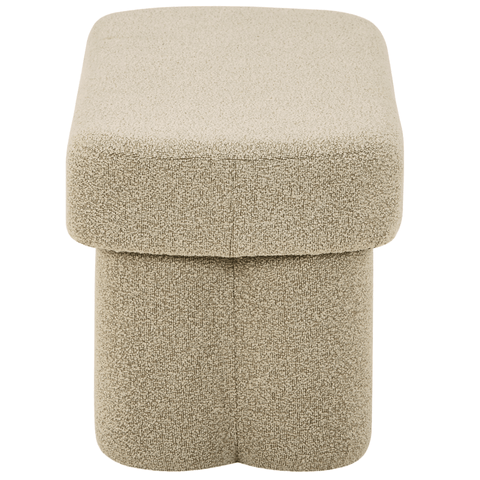 Linea bænk beige Boucle 100x42x44 cm