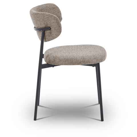Lucinda Spisebordsstol - sand tekstil
