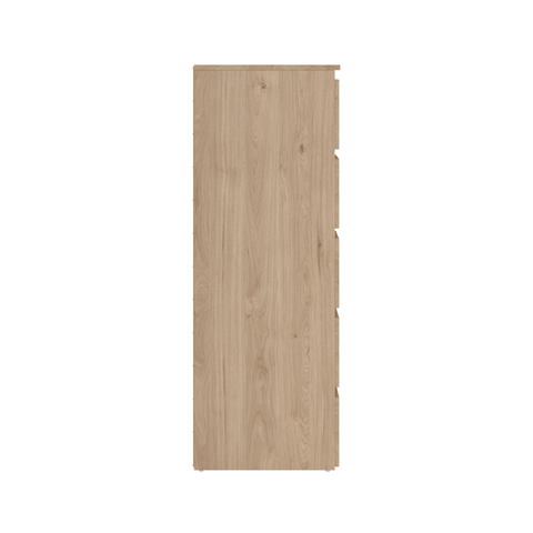 Maise kommode H:114 x B:65 x D:41 cm med 5 skuffer i egelook