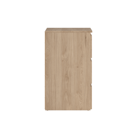 Maise kommode H:70 x B:138 x B:41 cm med 6 skuffer i egelook