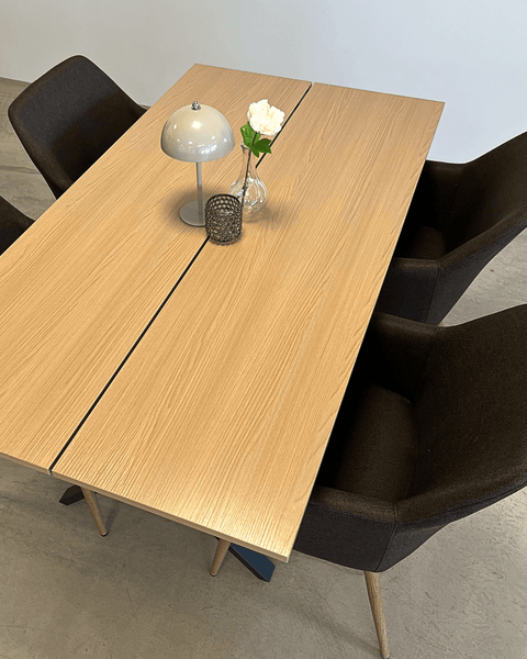 Marly spisebord i egetræsfiner 150x80x75 cm
