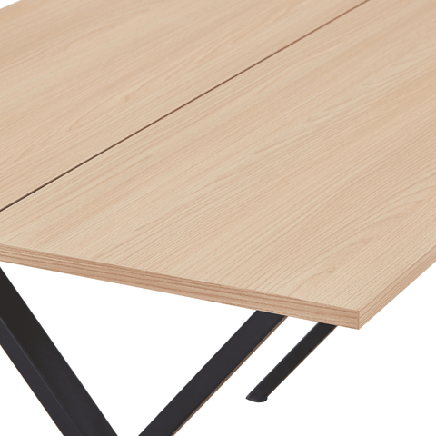 Marly spisebord i egetræsfiner 150x80x75 cm