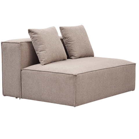 Hailey midtermodul i sand L: 121 X D: 100 X H: 65 cm