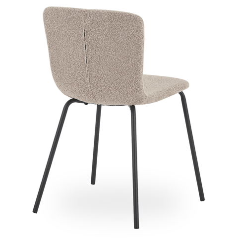 Miley spisebordsstol i beige boucle