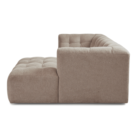 Poppy chaiselong bubble sofa sand - højrevendt
