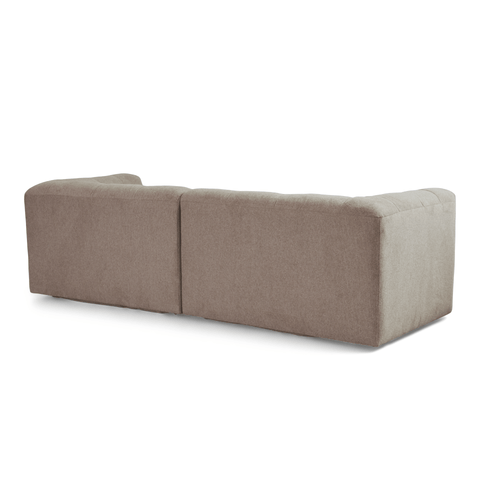 Poppy chaiselong bubble sofa sand - højrevendt
