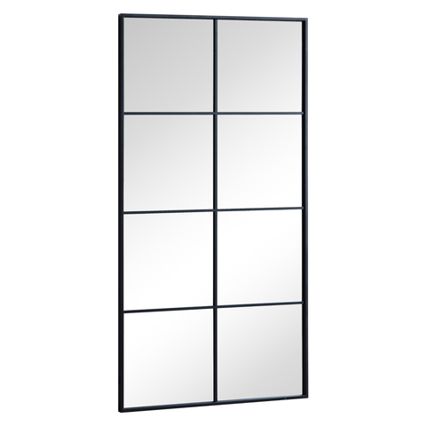 Savannah New yorker spejl sort 120x60 cm
