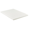 Henry hvid topmadras i PU-skum 180x200x4 cm