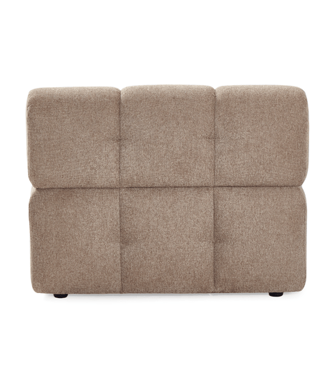 Lilie venstre modul i sand - L: 95 x D: 95 x H: 64 cm