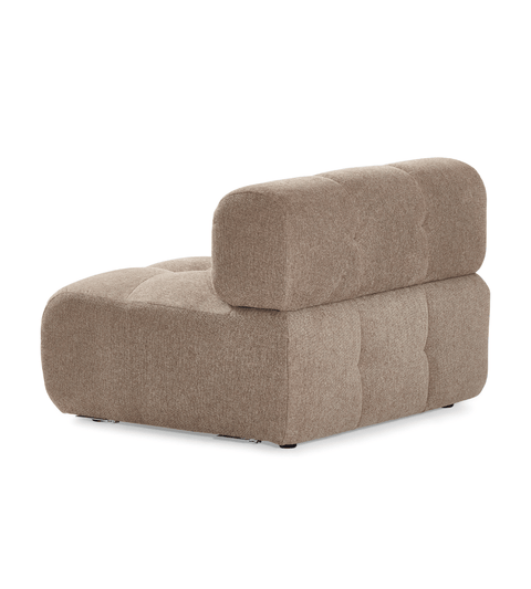 Lilie venstre modul i sand - L: 95 x D: 95 x H: 64 cm