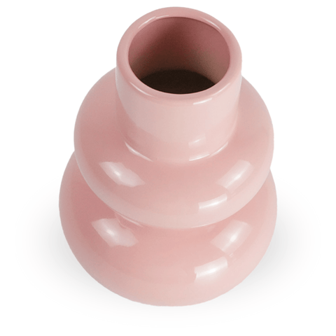Bliss keramik vase lyserød 19,5 cm