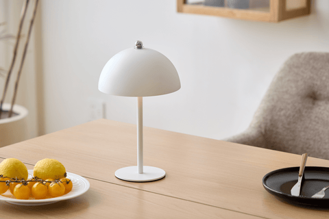 Bloom bordlampe Hvid