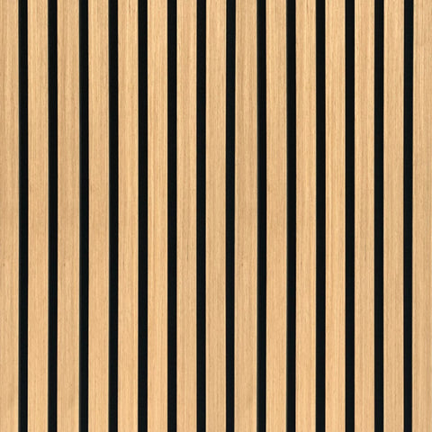 Premium akustikpanel i egetræsfiner 2400x520x18 mm