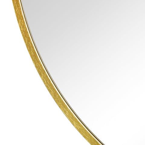 Sofie Ovalt Spejl Med Messing/Guld Ramme 50 x 80 cm