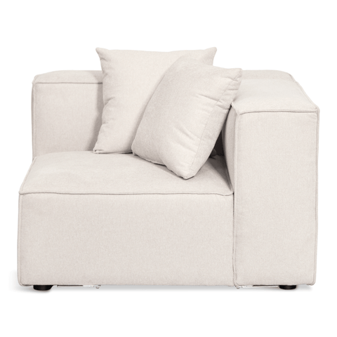 Hailey - Hjørnesofa modulsofa i beige med 4 moduler (Opstilling 2)  L: 368 X D: 247 X H: 65 Cm