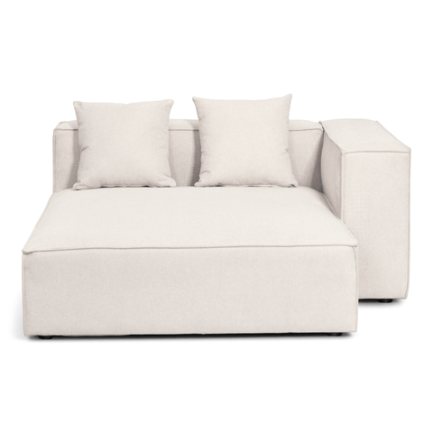 Hailey højre chaiselong modul i beige L: 147 X D: 148 X H: 65 cm