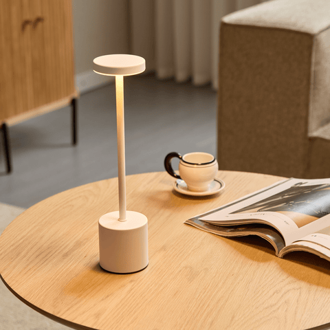 Elvis LED bordlampe hvid