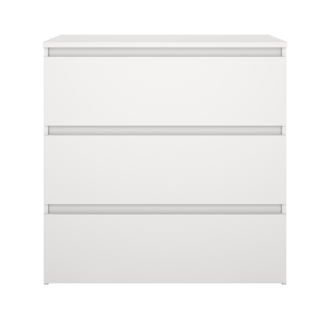 Maise kommode H:70 x B:70 x D:41 cm med 3 skuffer i hvid