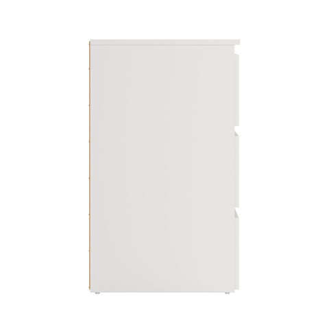 Maise kommode H:70 x B:70 x D:41 cm med 3 skuffer i hvid