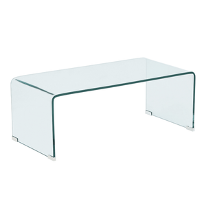 Nicole glas sofabord 95x45x35 cm
