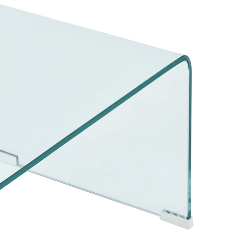 Nicole glas sofabord 95x45x35 cm