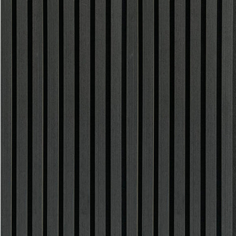 Premium akustikpanel i sort egetræsfiner 2600x520x18 mm