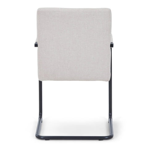 Tessa spisebordsstol i beige tekstil