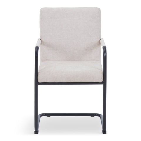 Tessa spisebordsstol i beige tekstil