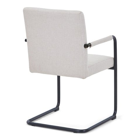 Tessa spisebordsstol i beige tekstil