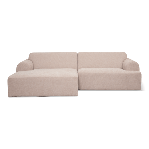 Arianna chaiselong sofa cream - Venstrevendt