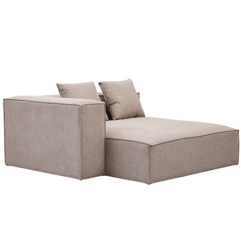 Hailey venstre chaiselong modul i sand L: 147 X D: 148 X H: 65 cm