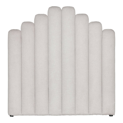 Viola sengegavl 140x143 cm i beige tekstil