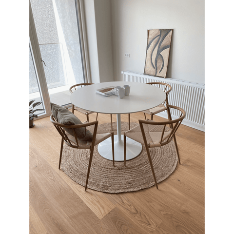 Arthur rundt tæppe - Jute Ø150 cm